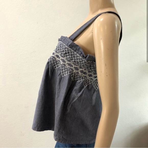CURRENT/ELLIOTT
Square Neckline Sleeveless Crop Top - Picture 2 of 16
